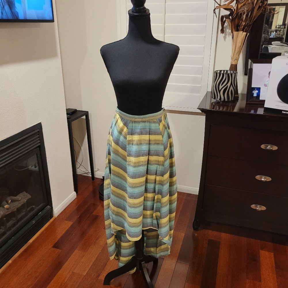 RVCA Strip Multicolor Skirt (NWOT)